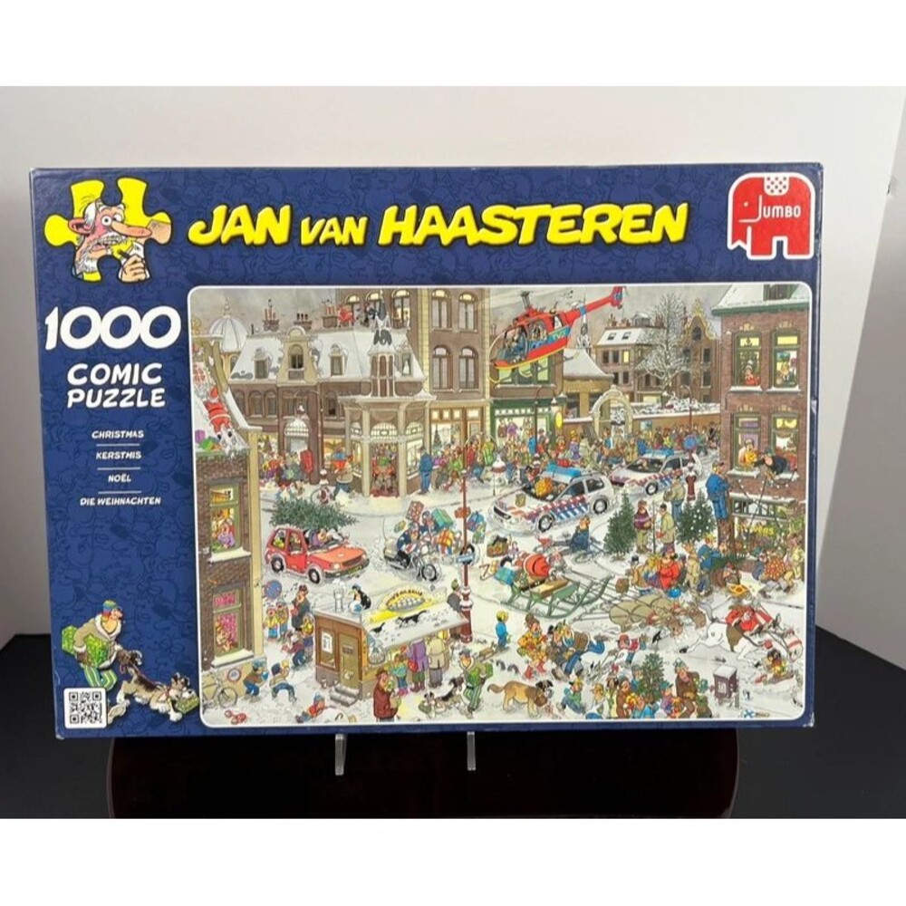 Jan Van Haasteren Christmas 1000 Piece Jigsaw Puzzle Jumbo Complete 2009/05